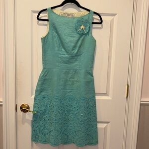 Kay Unger Blue Dress